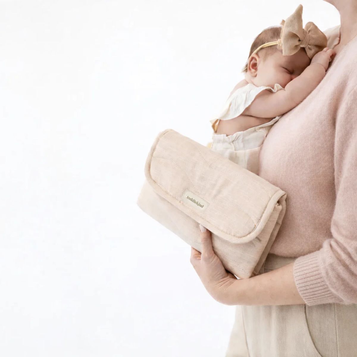 Trocador Portátil Toddlekind Mini Maven Blush - Compact and Travel Friendly Design