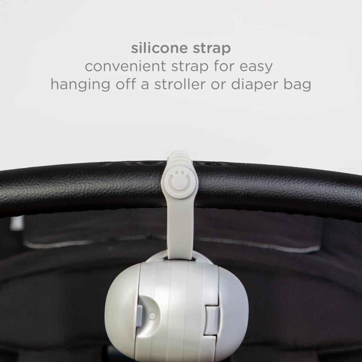 Ubbi On-The-Go Pacifier Holder - Gray - Practical and Easy to Clean